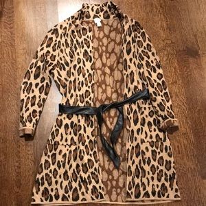 Chico’s leopard print sweater
